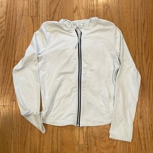 Athletes girl size 12 zip up hooded athletic top